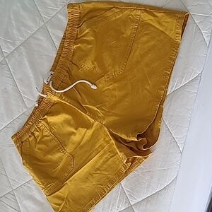 Pact shorts organic cotton drawstring size XXL yellow